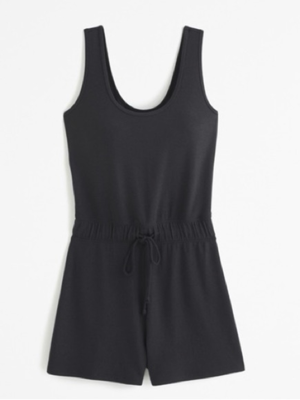 NWT Abercrombie & Fitch Black Sleeveless Scoopneck Romper